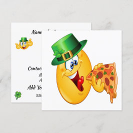 Invitación a la fiesta de pizza del Día de San Pat