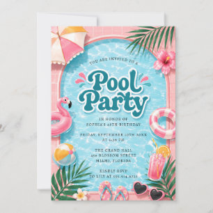Invitación a la Fiesta de Playa del Flamenco Tropi