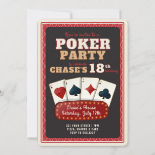 Invitación a la Fiesta de Poker