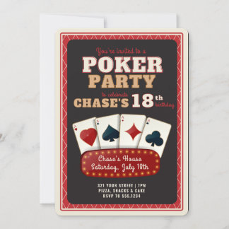 Invitación a la fiesta de Poker