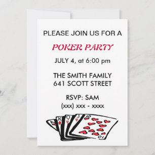 Invitación a la fiesta de Poker