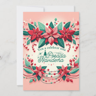 Invitación a la Fiesta de Posada Navideña