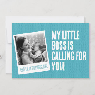 Invitación a la fiesta de primer cumpleaños