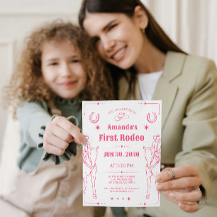 Invitación a la fiesta de primer cumpleaños de los