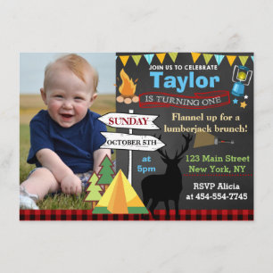 Invitación a la fiesta de primer cumpleaños de Lum
