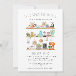 Invitación a la Fiesta de Regalos para la Cocina p