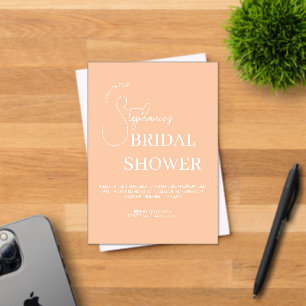 Invitación a la fiesta de regalos para la novia