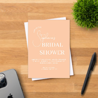 Invitación a la fiesta de regalos para la novia |