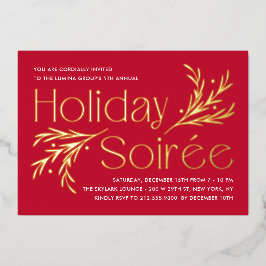 Invitación a la fiesta de Relieve metalizado Lavis