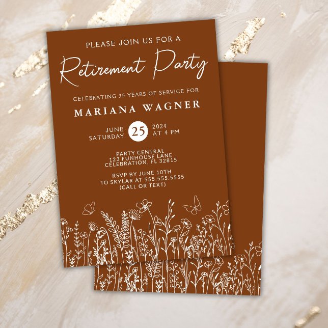 Invitación a la Fiesta de Retiro de Flores Silvest (Subido por el creador)