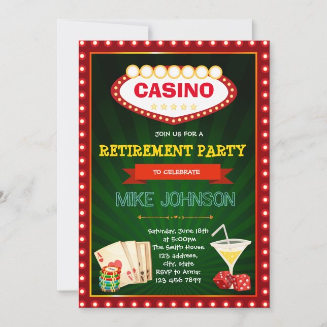 Invitación a la fiesta de retiro del Casino (Anverso)