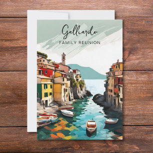 Invitación a la fiesta de reunión familiar italian