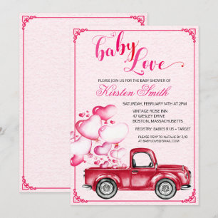 Invitación a la fiesta de revelación de bebé Coraz