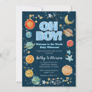 Invitación a la Fiesta de Revelación de Bebé Plane