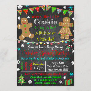 Invitación a la fiesta de revelación de género