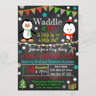 Invitación a la fiesta de revelación de género