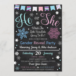 Invitación a la fiesta de revelación de género