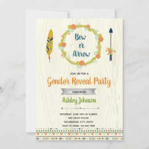 invitación a la fiesta de revelación de género