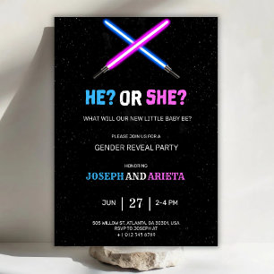 invitación a la fiesta de revelación de género azu