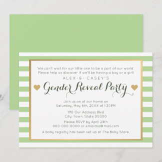 Invitación a la fiesta de revelación de género: ba
