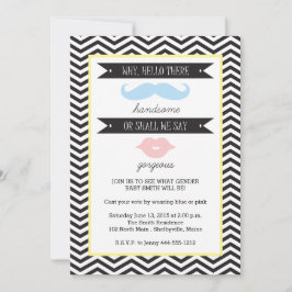 Invitación a la fiesta de revelación de género del