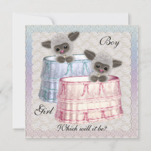 Invitación a la fiesta de revelación de género del