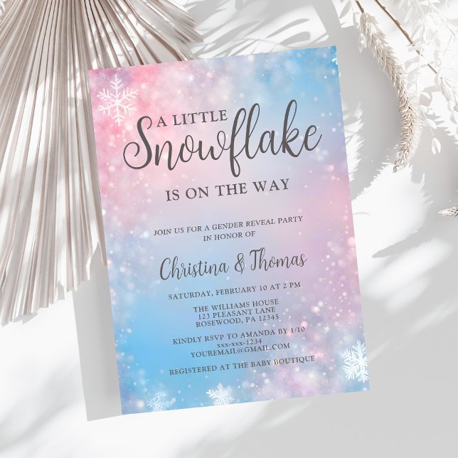 Invitación a la fiesta de revelación de género en  (Subido por el creador)