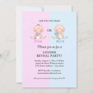 Invitación a la Fiesta de Revelación de Género-Ros
