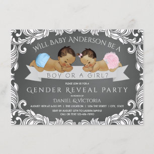 Invitación a la Fiesta de Revelación de Género y É