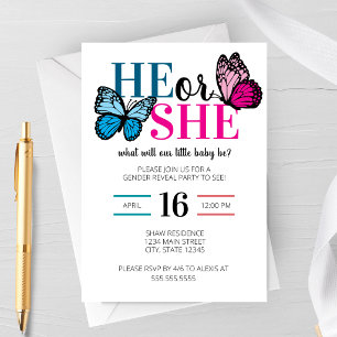 Invitación a la Fiesta de Revelación del Sexo de l