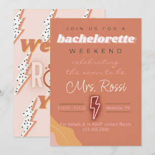 invitación a la fiesta de Rock & Roll Bach