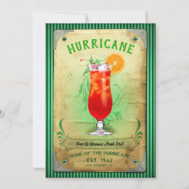 Invitación a la fiesta de Rótulo de época