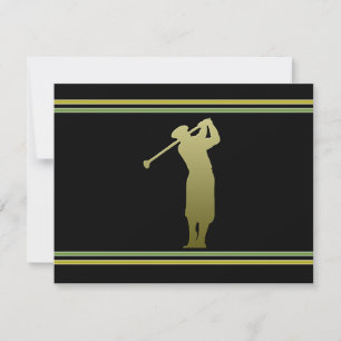 Invitación a la fiesta de salida de golf