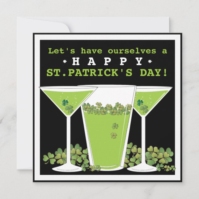 Invitación a la fiesta de San Patricio (Anverso)