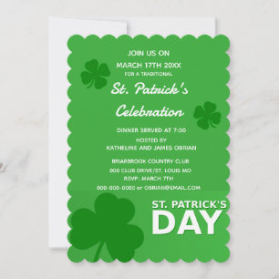 Invitación a la Fiesta de San Patricio