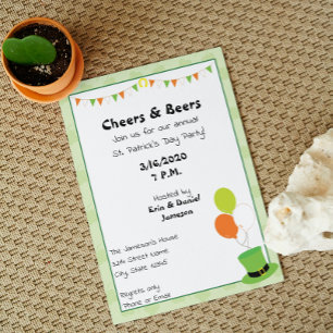 Invitación a la fiesta de San Patricio