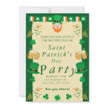 Invitación a la fiesta de San Patricio