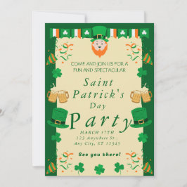 Invitación a la fiesta de San Patricio