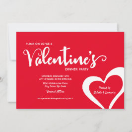 Invitación a la fiesta de San Valentín de Guión Ro