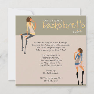 invitación a la fiesta de soltera