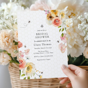Invitación a la fiesta de soltera Blossoms and Hon