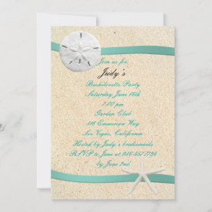 Invitación a la fiesta de soltera de boda SandDoll