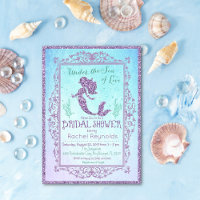 Invitación a la fiesta de soltera de sirena