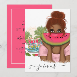 Invitación a la fiesta de soltera de verano