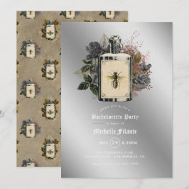 Invitación a la fiesta de soltera gótica de Hallow
