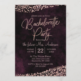 Invitación a la fiesta de soltero de oro de Marsal