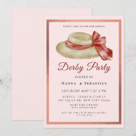 Invitación a la Fiesta de Sombreros Derby