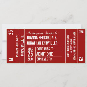 Invitación a la fiesta de Stub