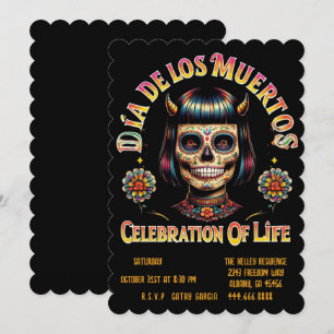 Invitación a la fiesta de Sugar Skull - Día de los