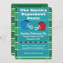 Invitación a la fiesta de Superbowl